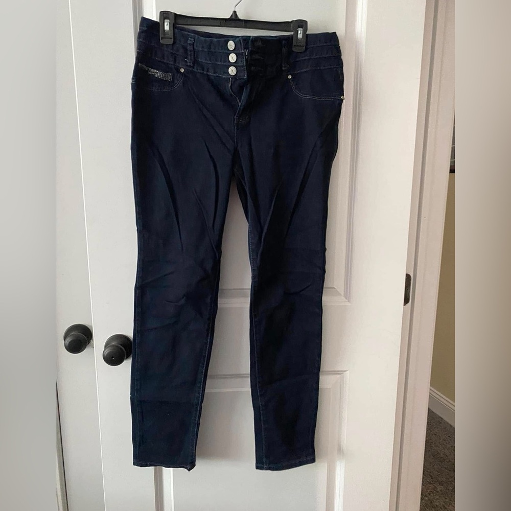 Amethyst Jeans Bodycon Dark Blue